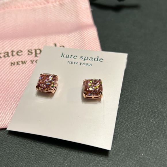 Kate Spade earrings, rose gold - Picture 2 of 4